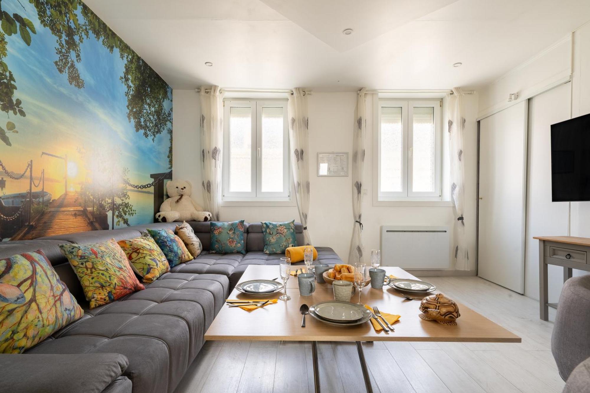 Casa Inca Calais - Duplex Soleil Latino - Parking Free, Station Exterior foto